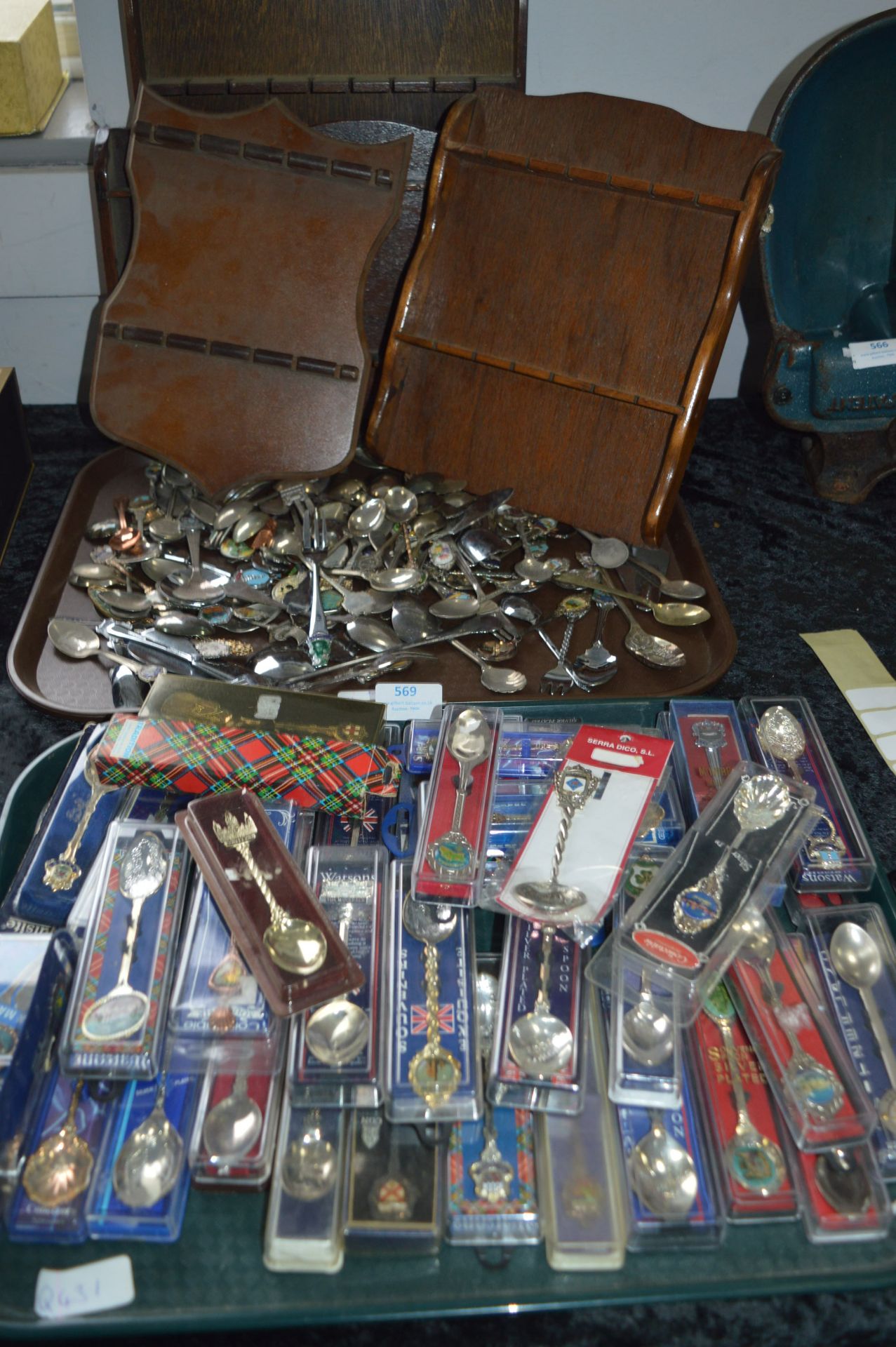 Large Quantity of Collectible Table Spoons with Sh