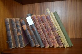 Selection of Antique Leather Bound Books