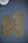 1954 Military Motorcycle Tool Roll Bag and a Carry