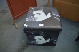 Elvis Presley Storage Box Stool