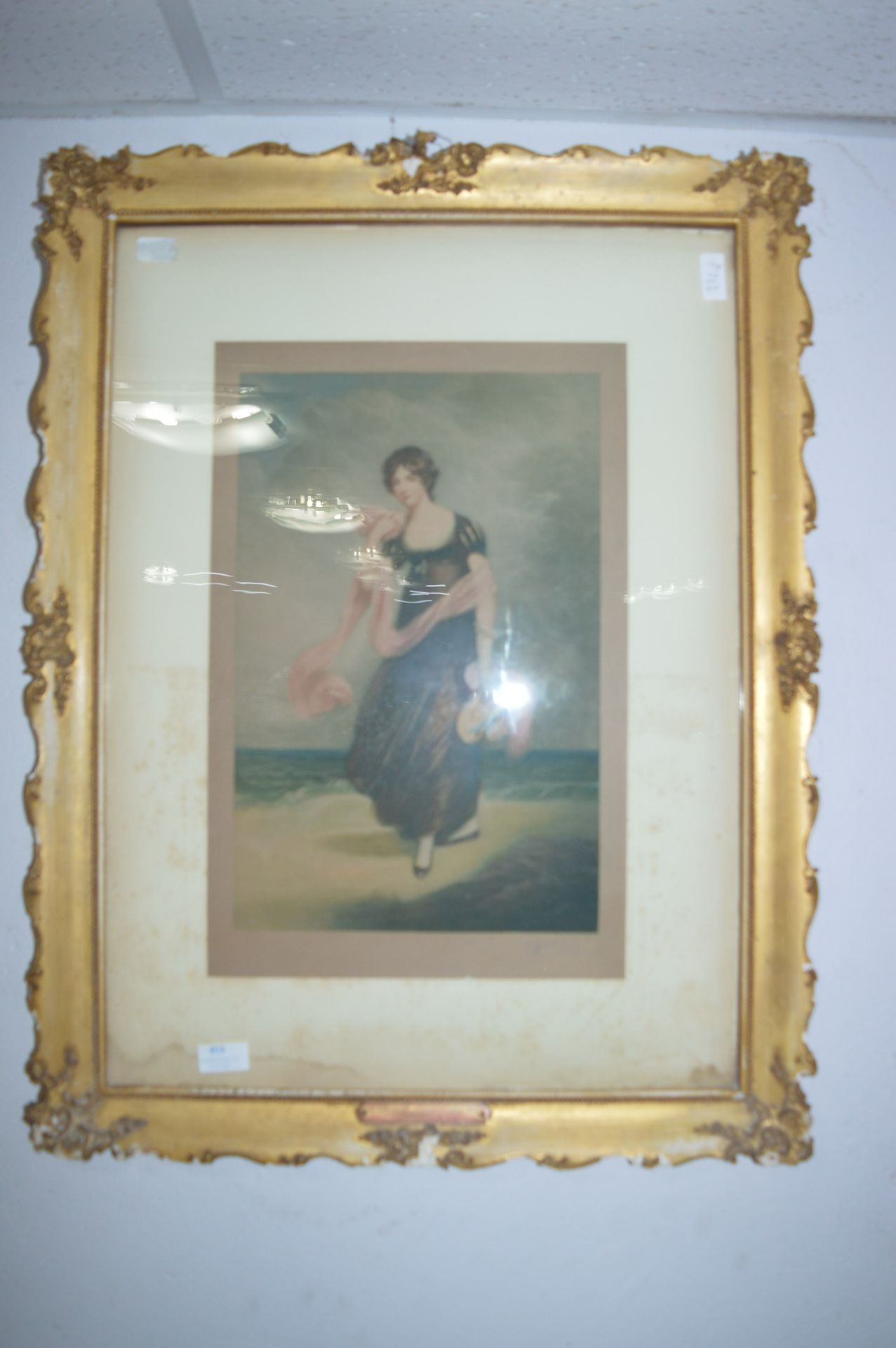 Large Gilt Framed Print - Lady Willoughby D' Eresb