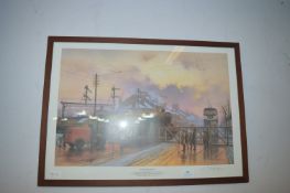 Eric Bottomley Print - Anlaby Road Crossing