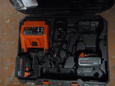 Two Milwaukee 18V Batteries and a Charger