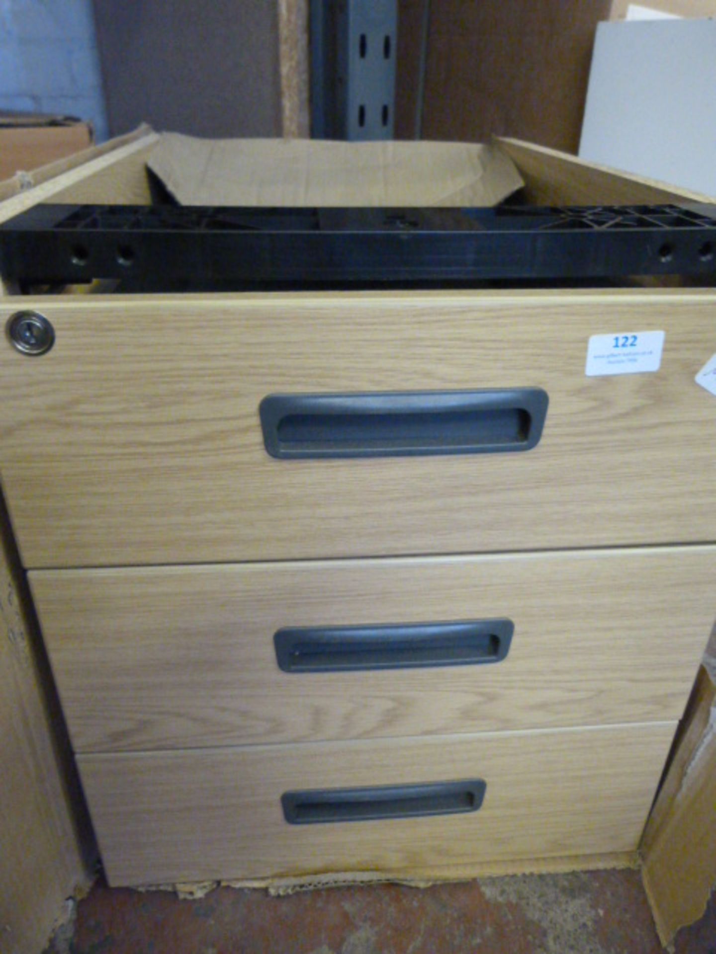 Three Drawer Office Drawers