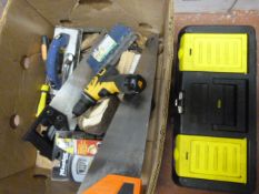 Stanley Toolbox and a Small Quantity of Tools
