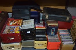 Large Quantity of CDs, DVDs and Cassette Tapes