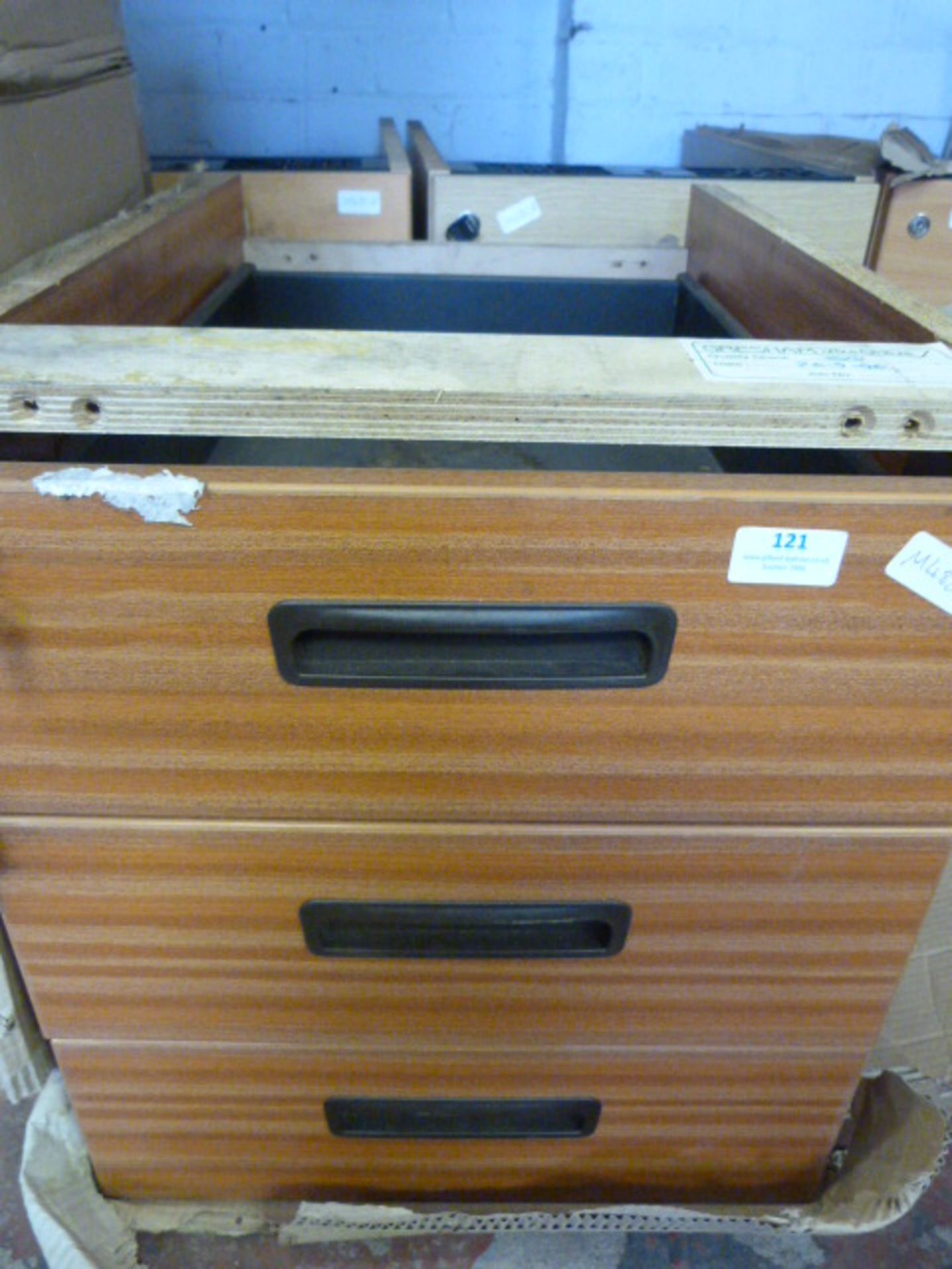 Three Drawer Office Drawers