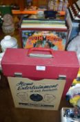 Two LP Record Cases and Contents of LP's and 78rmp