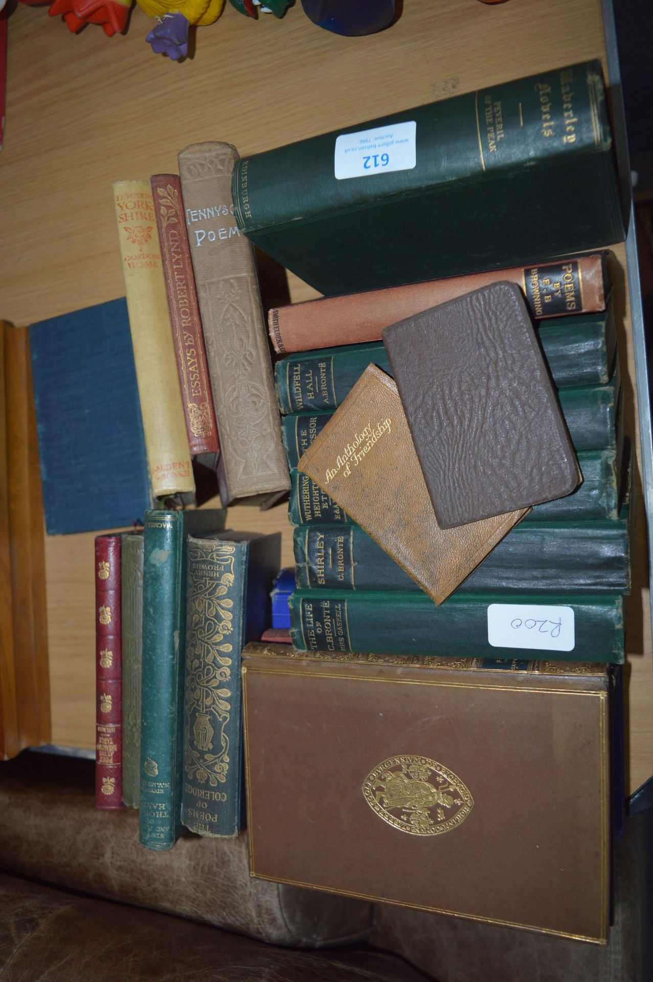 Quantity of Vintage Books Including Bronte Sisters