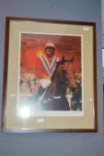 Framed Horse Racing Print Limited Edition 79 of 10