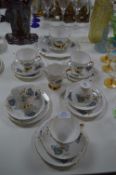 Gladstone China Leaf & Gilt Patterned Tea Ware (19