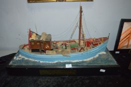 Large Scale Model Fishing Boat - M.V. Svendborg