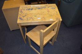 Beechwood Childs Desk with Chair