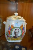 King George VI Coronation Biscuit Barrel