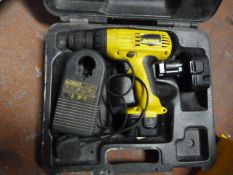 *Dewalt Cordless Drill with Battery and Charger