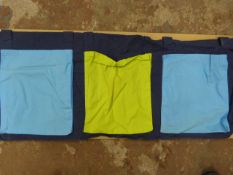 Blue Three Pocket Side Hanger for Mid Sleeper