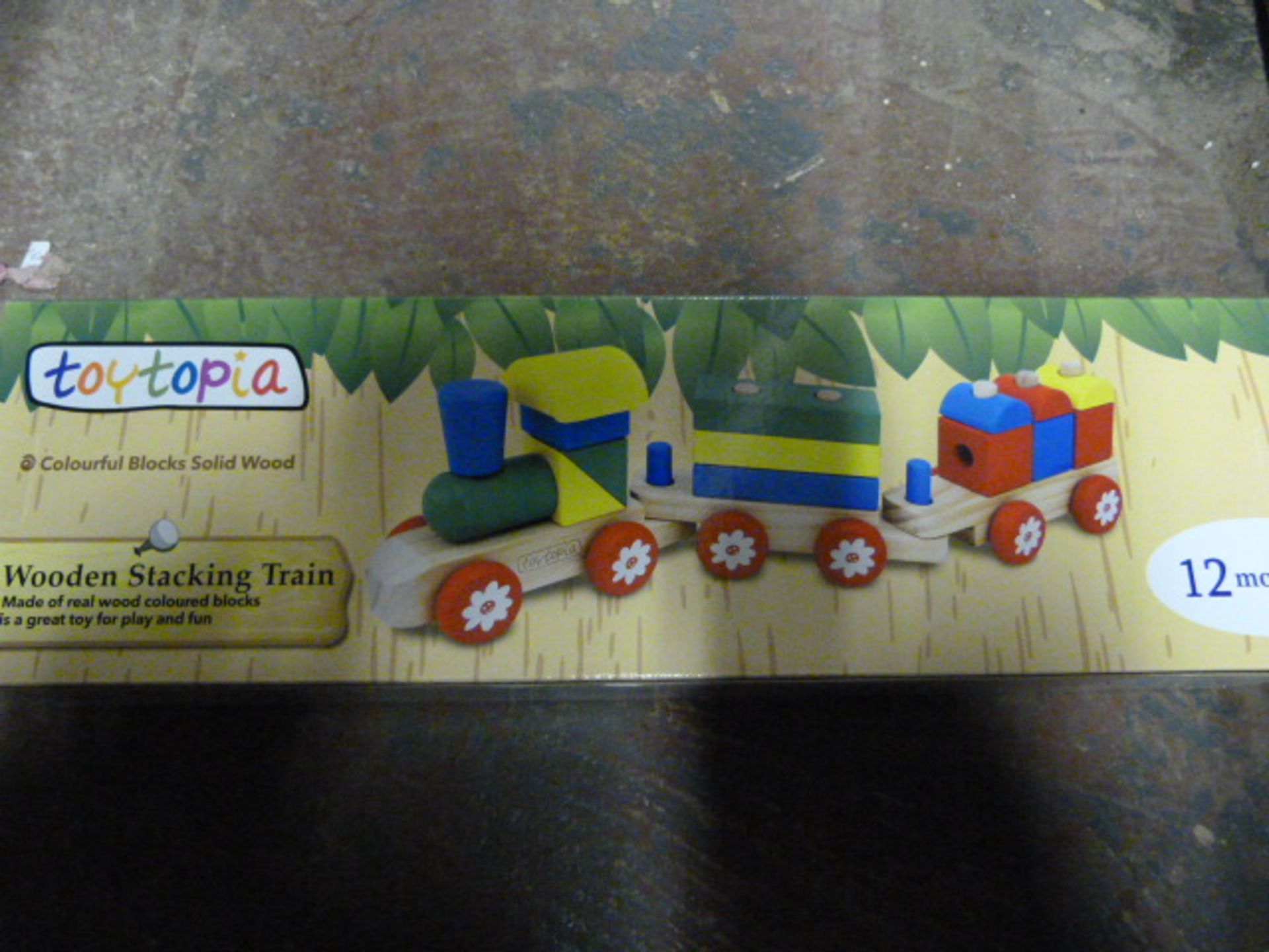 *Toytopia Wooden Stacking Train