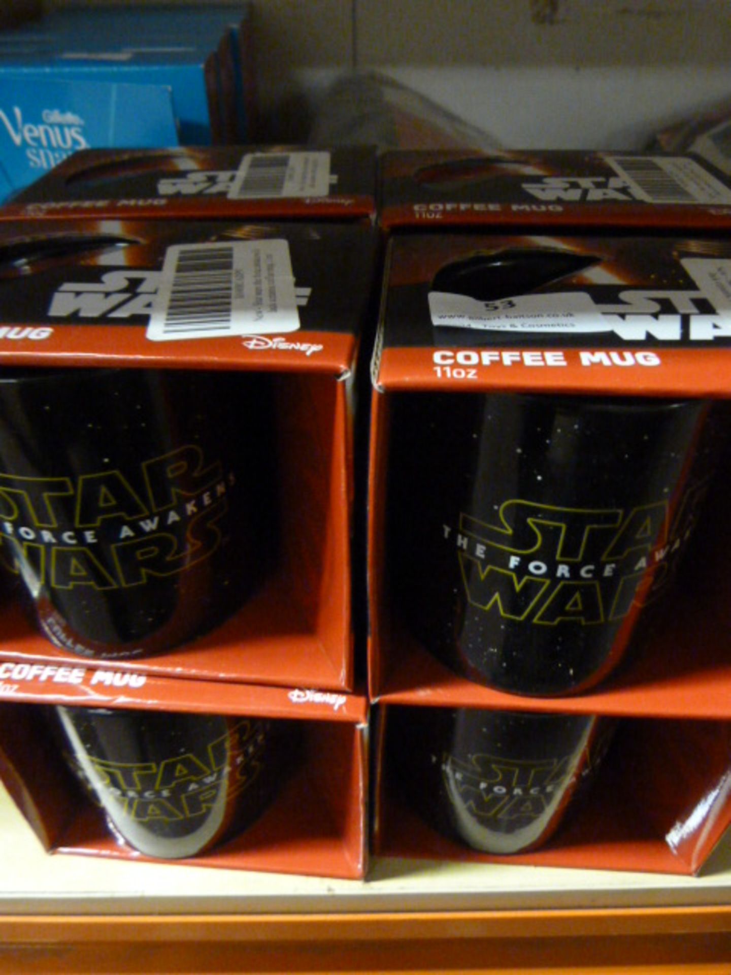 *Eight Star Wars Mugs