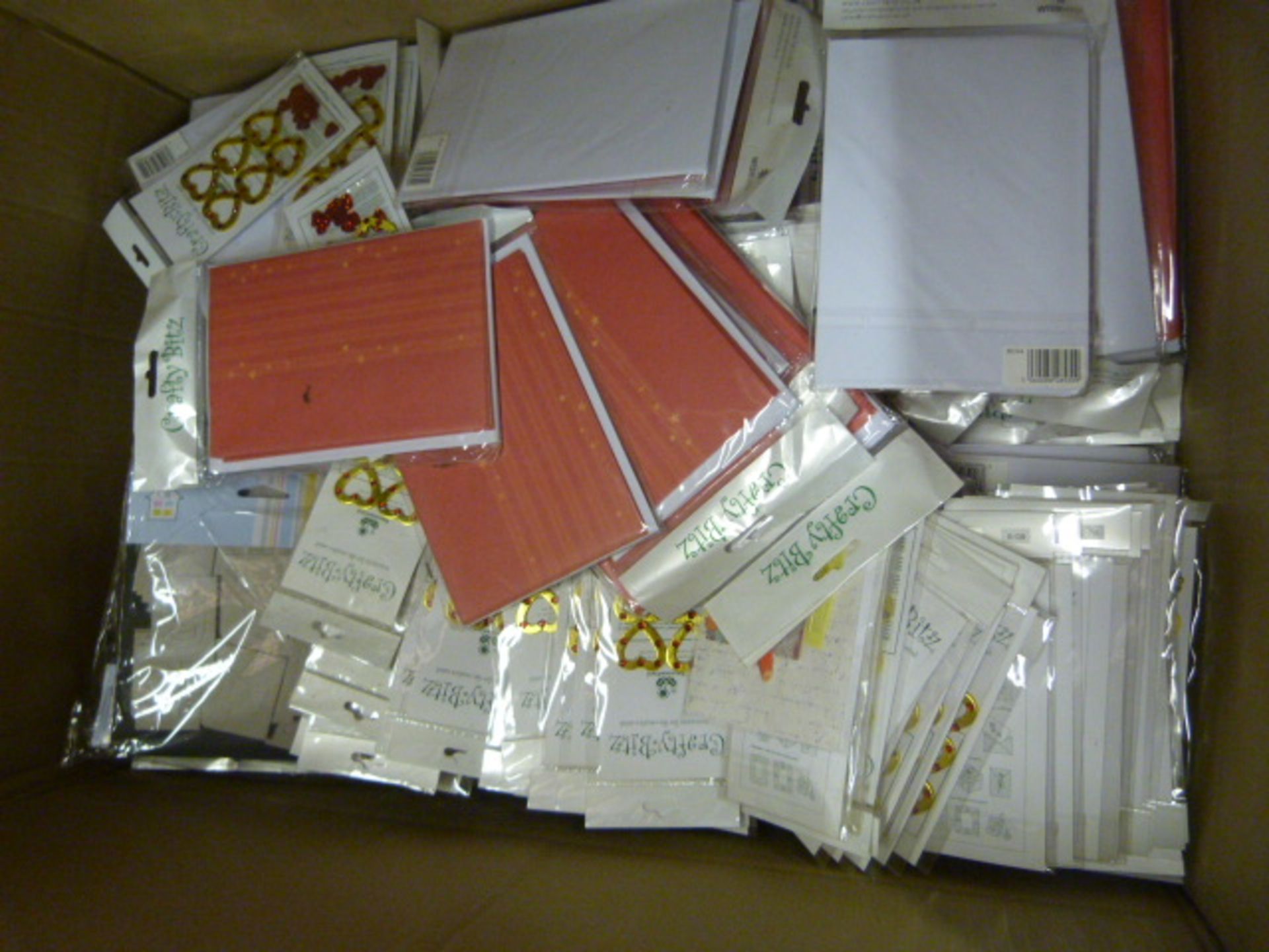 Box of Blank Cards and Crafty Bitz Accessories