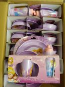 *Box of 12 Disney Princess Four Piece Dinner Sets
