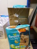 *Seven Packs of Pampers Baby Dry