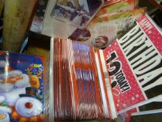 Box of Christmas Cards and Large Birthday Cards