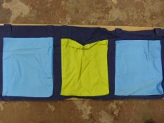 Blue Three Pocket Side Hanger for Mid Sleeper