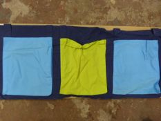 Blue Three Pocket Side Hanger for Mid Sleeper