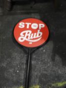 *Stop & Go Rubs Smokehouse Sign