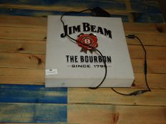 *Jim Beam Illuminated Sign