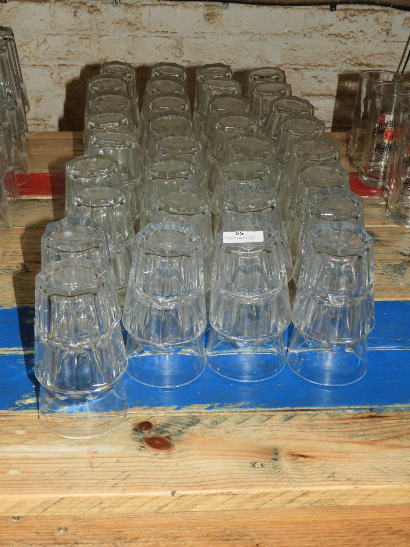 *Sixty Heavy Base Drinking Glasses