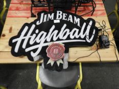 *Jim Beam Highball Illuminated Sign
