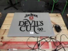 *Jim Beam Devil's Cut Illuminated Sign