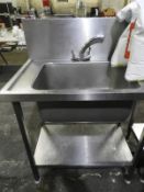 *Stainless Steel Commercial Sink Unit with Lever T