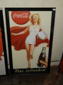 *Reproduction "Drink Coca-Cola" Framed Print