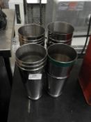 *Stainless Steel Cocktail Shaker Cups