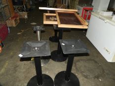 *Five Assorted Table Bases