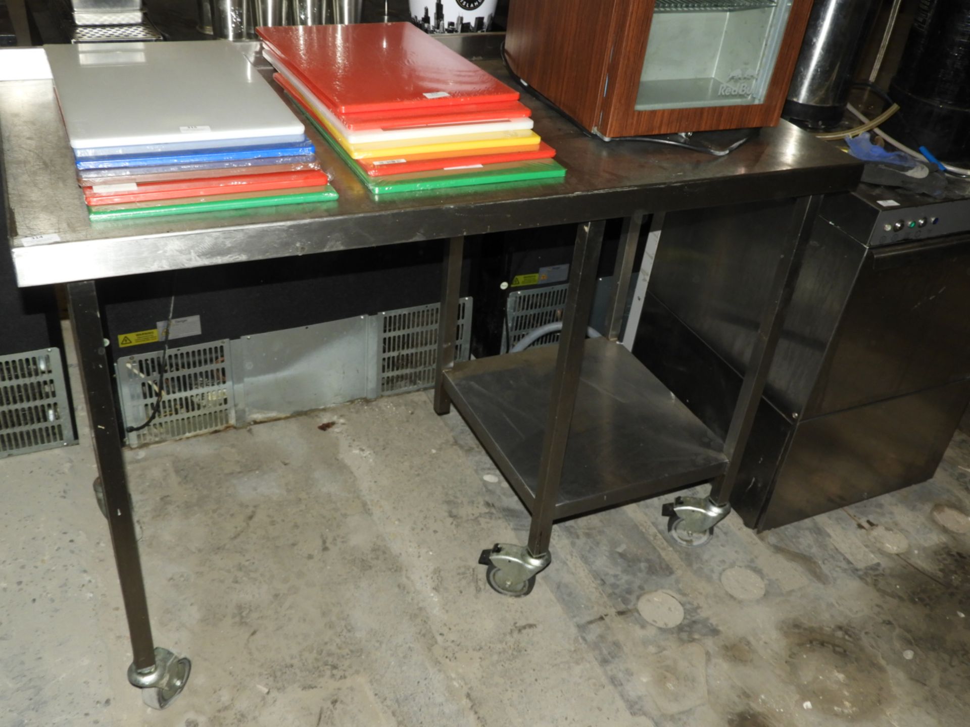 *Stainless Steel Preparation Table with Undershelf