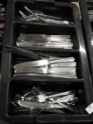 *Tray Containing Stainless Steel Cutlery