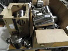 *Two Boxes of Stainless Steel Teapots