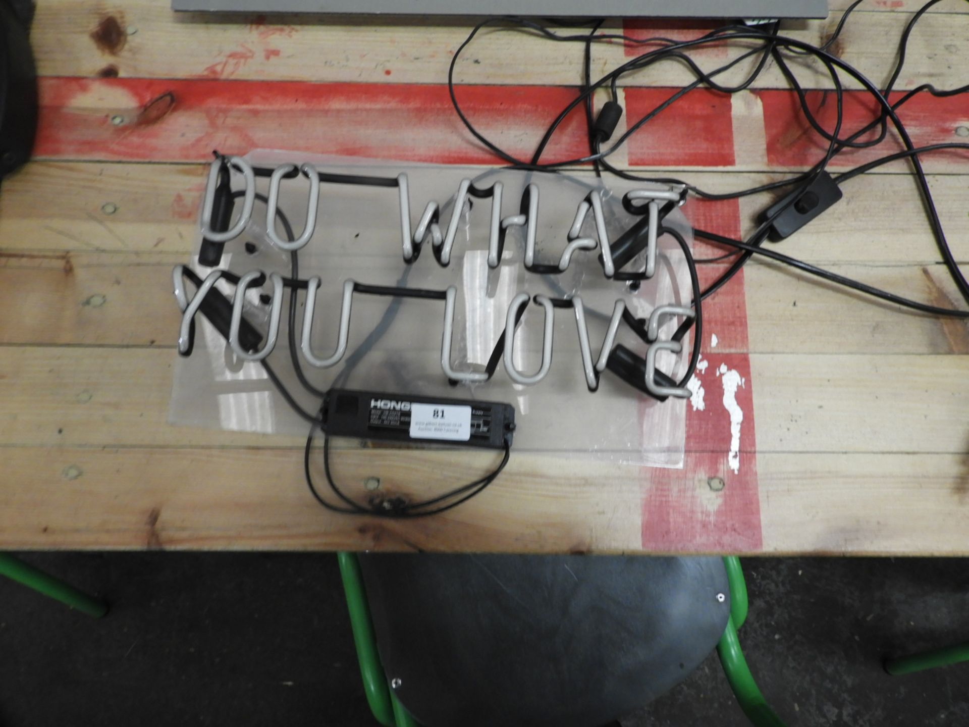 *"Do What You Love" Neon Sign