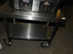 *Portable Stainless Steel Appliance Shelf with Und