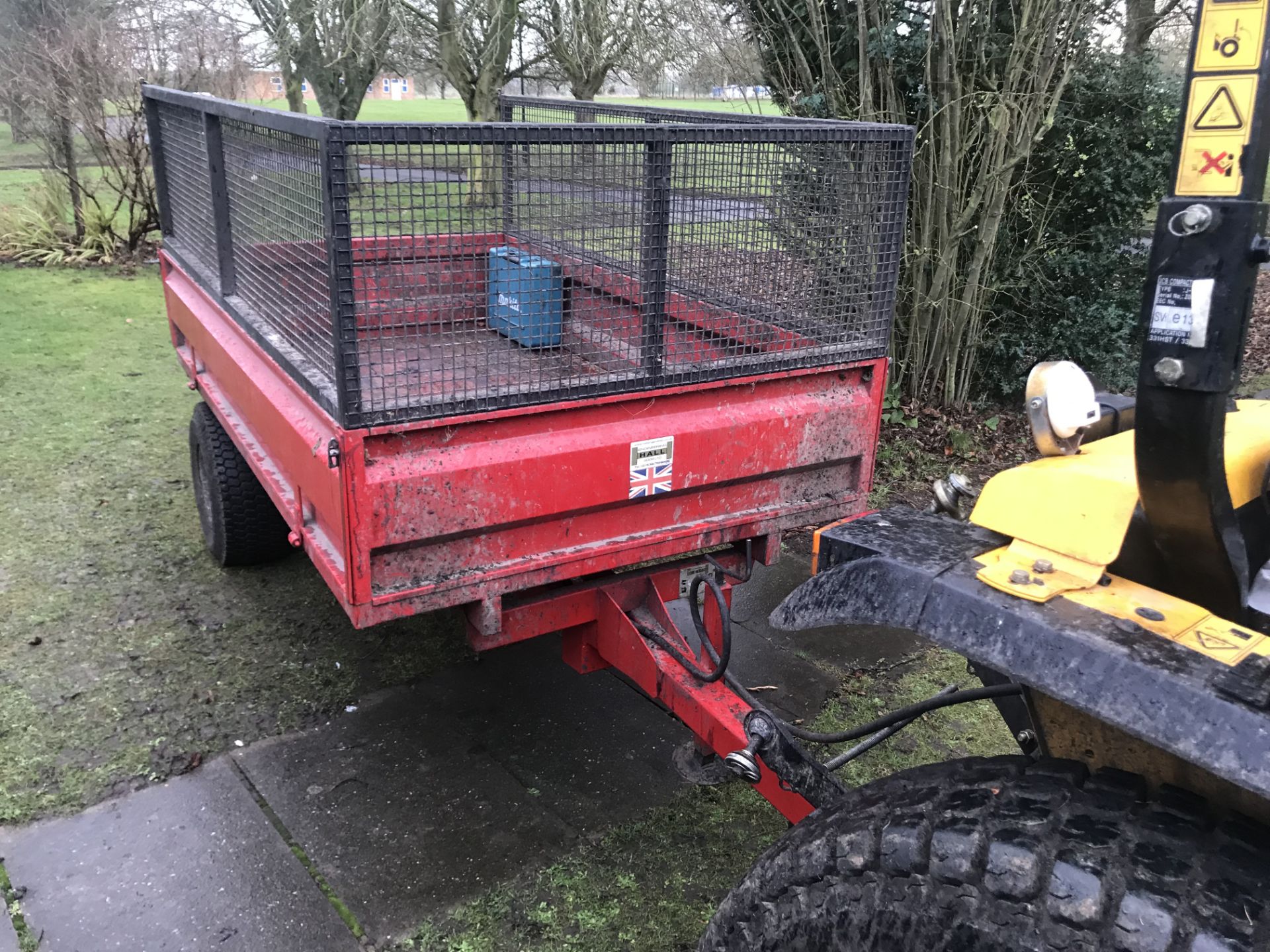 *Hall Engineering Twin Axle Hydraulic Tipping Trailer