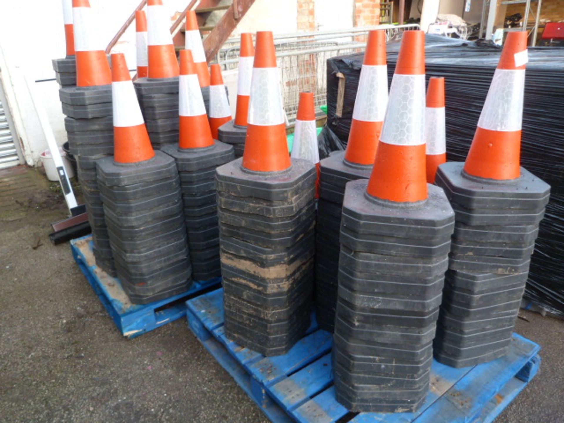 2 Pallets containing Approx 185 Traffic Cones