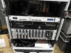 Audio Systems in Rack Comprising of; BW Broadcast TX1 Transmitter with Aerial, Tascam BD-01U Blue