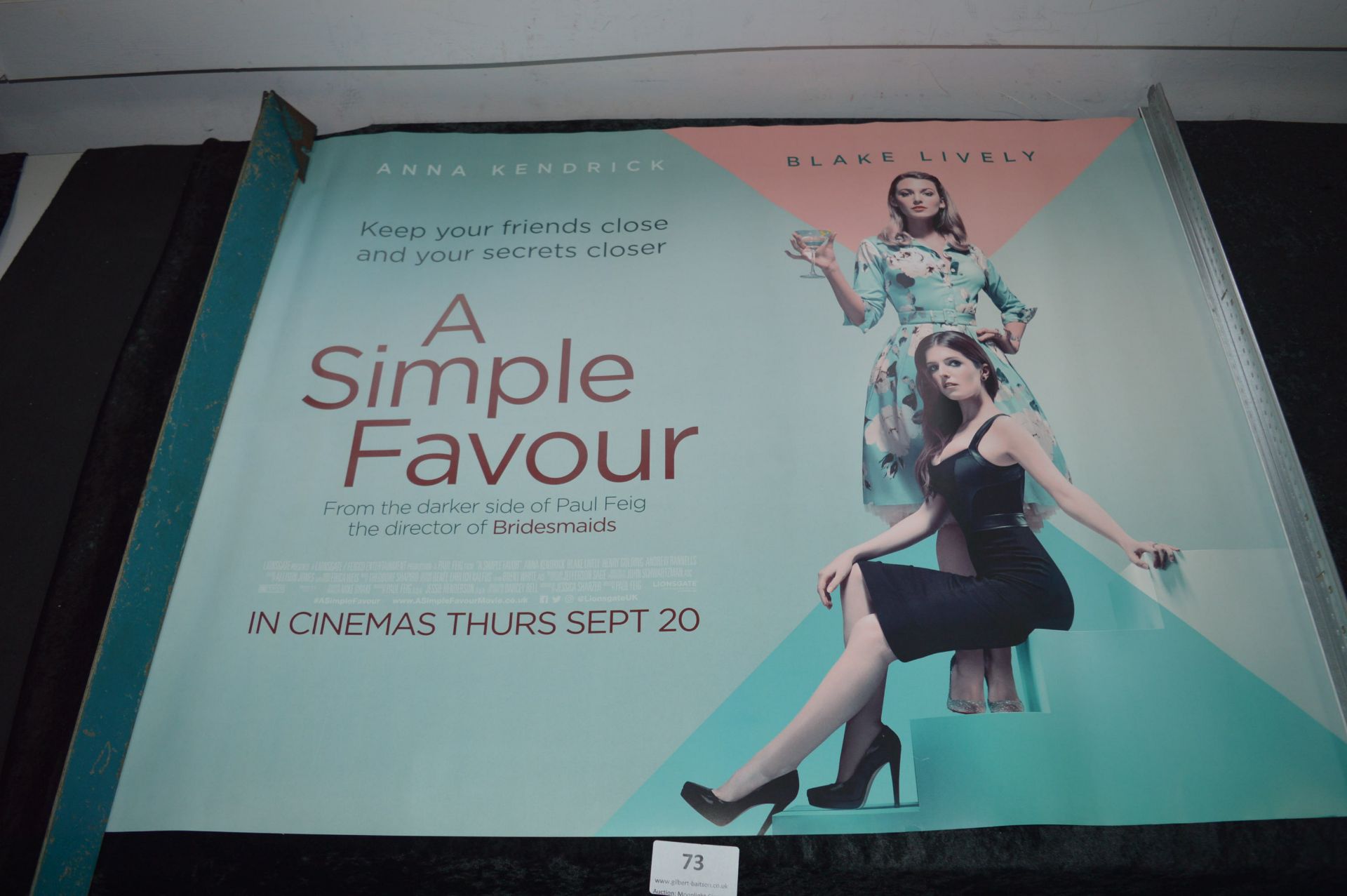 Cinema Poster - A Simple Favour
