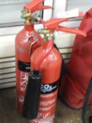 Two 2kg CO2 Fire Extinguishers