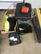 Assorted Hi-Vis Clothing, Electric Heater, etc.