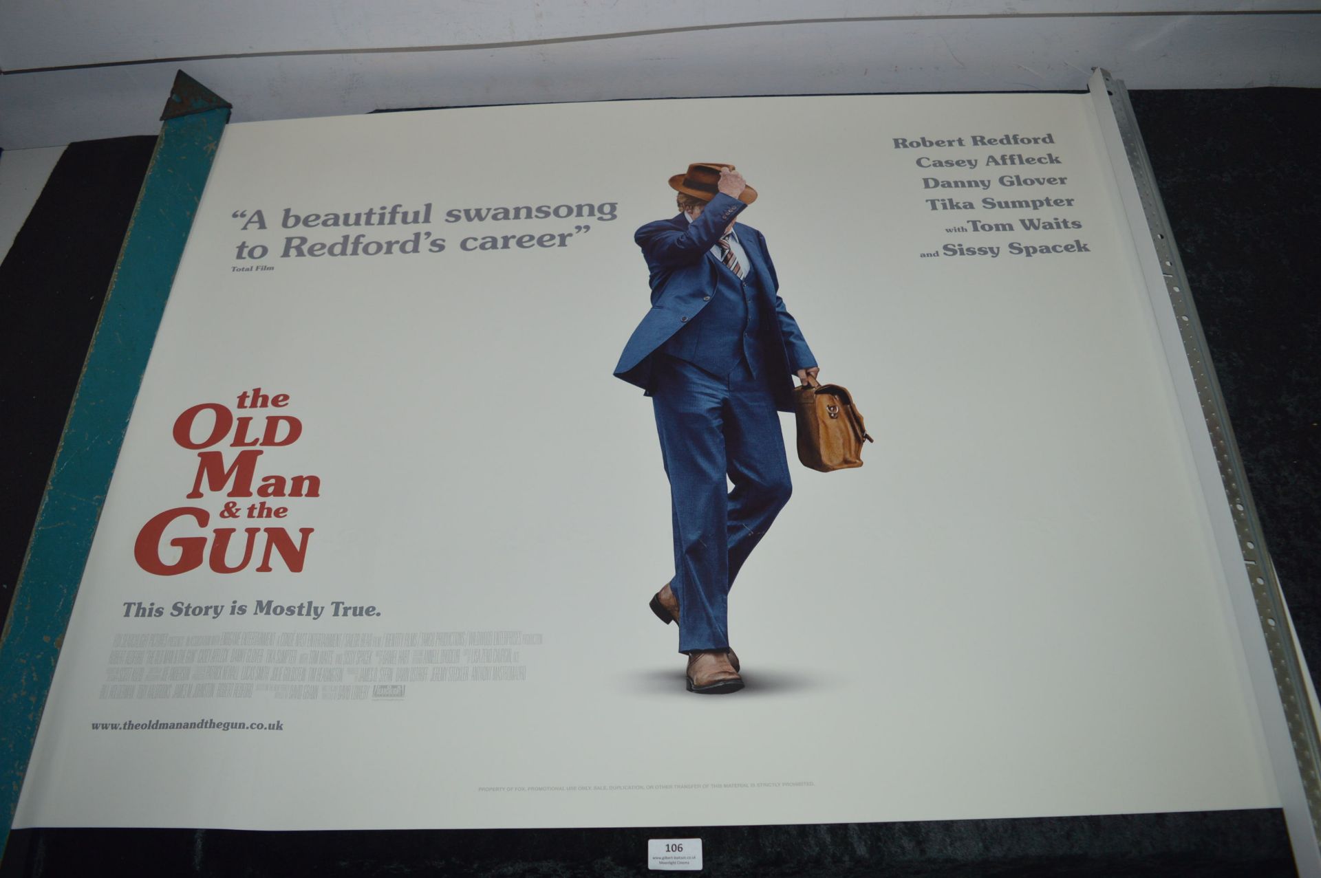 Cinema Poster - The Old Man and The Gun
