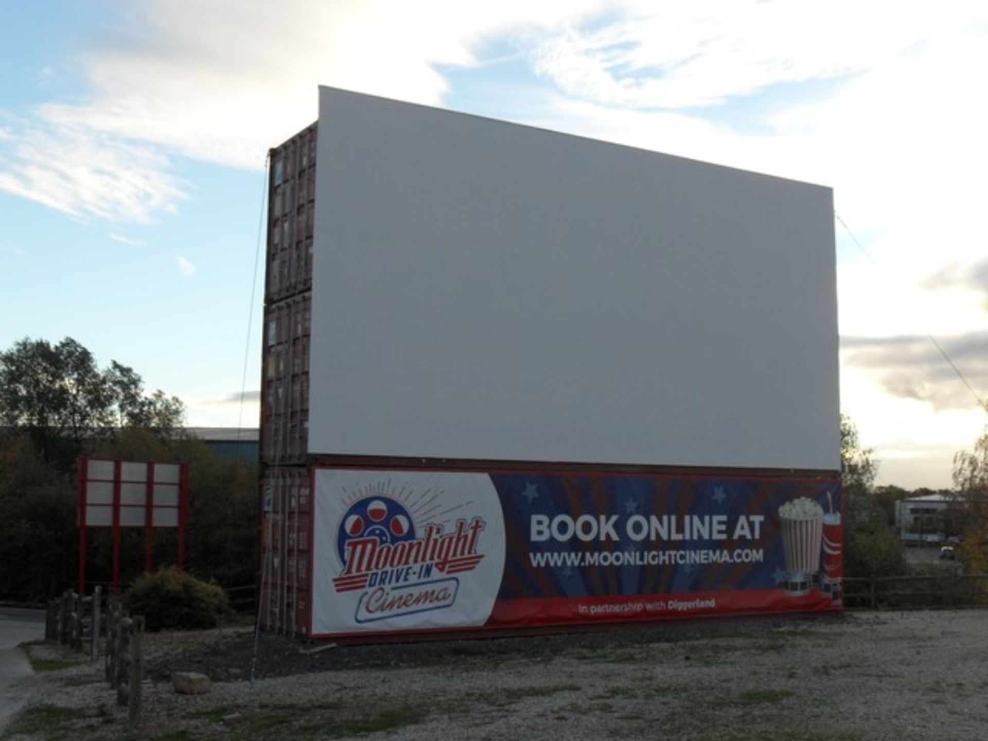 40’ Hi-Cube Container with Fold Out Cinema Screen - Collection from Scarborough